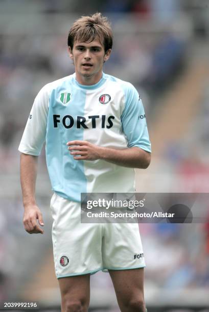 August 1: Danko Lazovic of Feyenoord running during the Newcastle Gateshead Cup match between Feyenoord and Rangers at St James' Park on August 1,...