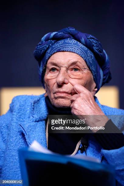 Italian politician Emma Bonino during the conference for the United States of Europe at the National Events Space. Rome , February 24th, 2024