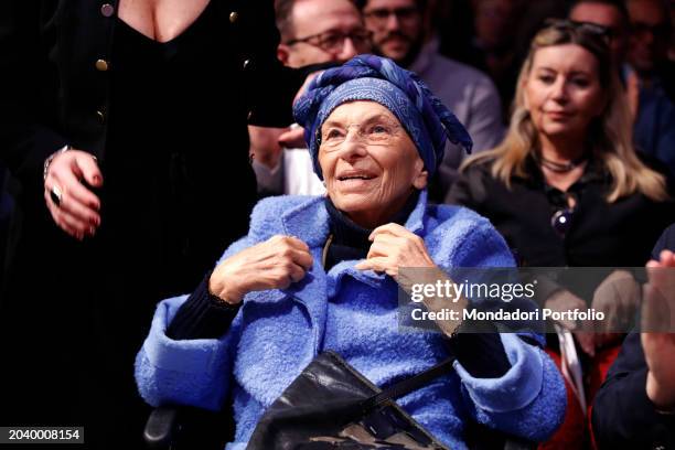 Italian politician Emma Bonino during the conference for the United States of Europe at the National Events Space. Rome , February 24th, 2024