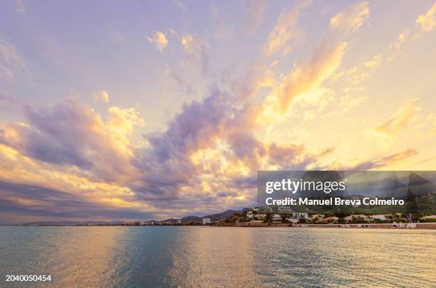 summer in benicassim - casetellon de la plana stockfoto's en -beelden