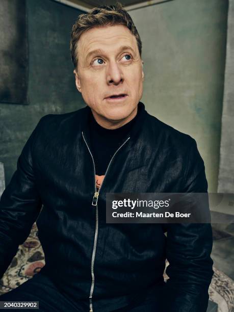 Alan Tudyk of Syfy's 'Resident Alien' poses for TV Guide Magazine during the 2024 Winter TCA Portrait Studio at The Langham Huntington, Pasadena on...