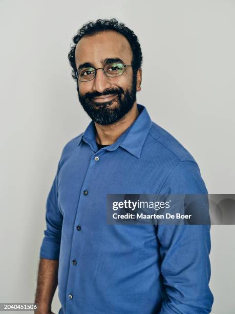Anand Varma of "Photographer" poses for TV Guide Magazine during the 2024 Winter TCA Portrait Studio at The Langham Huntington, Pasadena on February...