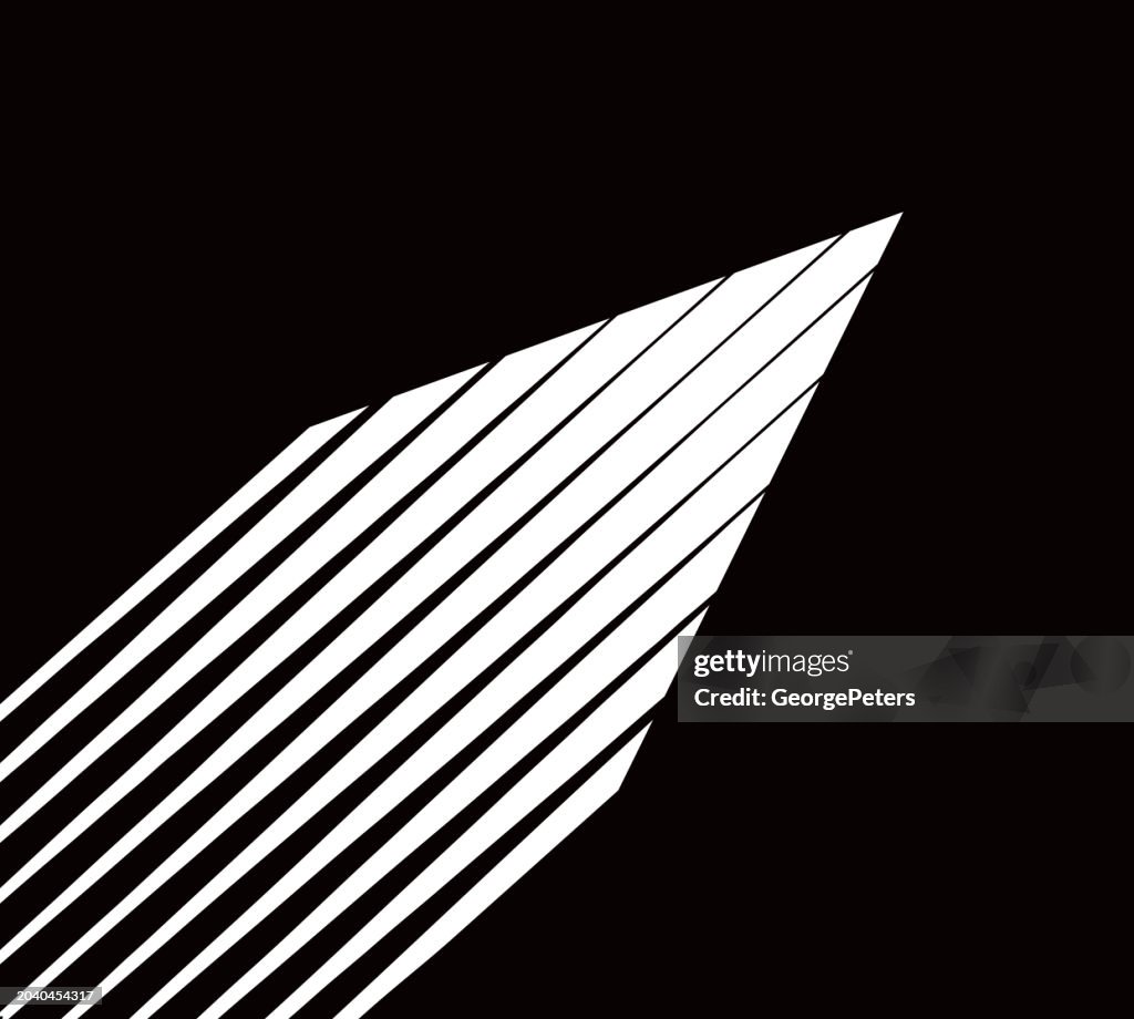 Diagonal Arrow Symbol Moving Up High-Res Vector Graphic - Getty Images