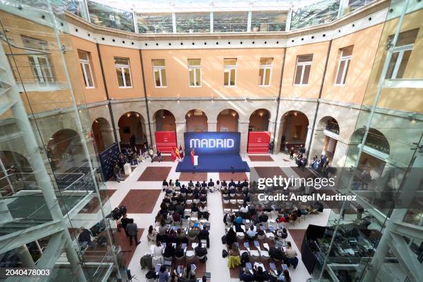 General view during the Laureus World Sports Awards 2024 nominations announcement at Real Casa de Correos on February 26, 2024 in Madrid, Spain.