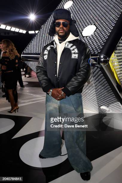 Winston Duke attends the Off-White Fall Winter 2024-2025 Show as part of Paris Fashion Week on February 29, 2024 in Paris, France.