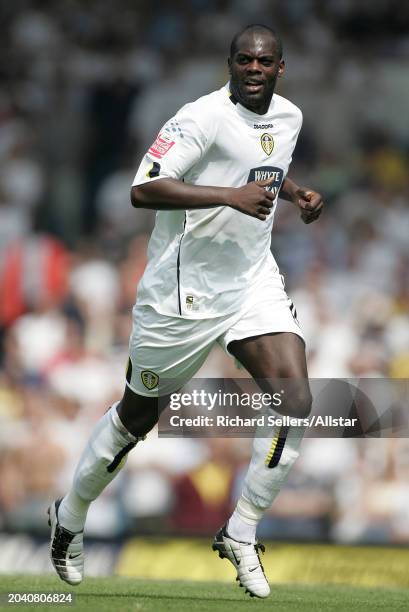 Michael Ricketts of Leeds United running during the Championship match between Leeds United and Derby County at Elland Road on August 7, 2004 in...