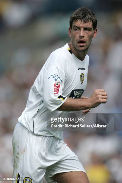 Paul Butler of Leeds United running during the Championship match between Leeds United and Derby County at Elland Road on August 7, 2004 in Leeds,...