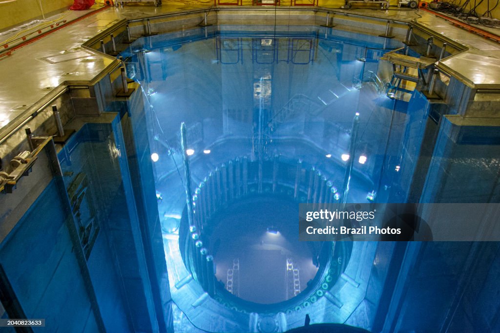 Sfp Fuel Rack Spent fuel pool of Angra II Nuclear Power Plant - About a quarter to ...