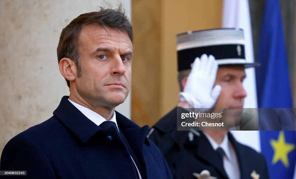 Macron Hosts Ukraine Conference With European Leaders As War Enters 3rd Year