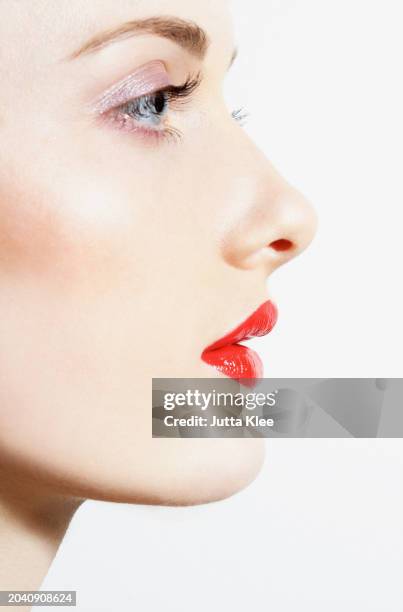 Close Profile 243 Woman Lips Close Up Profile Stock Photos, High-Res Pictures, and ...