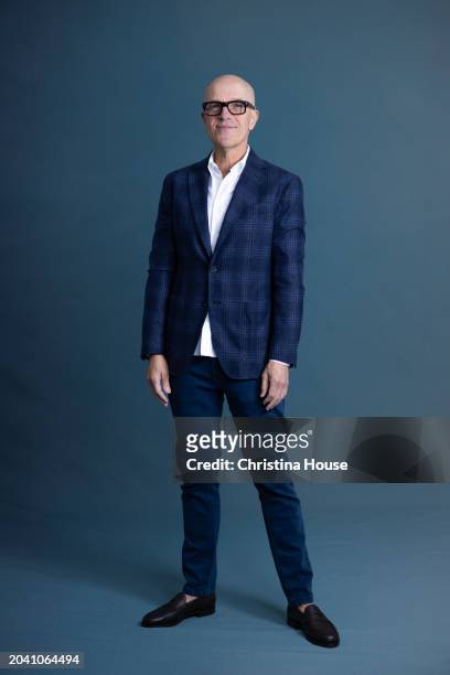 Board President Donald DeLine is photographed for Los Angeles Times on February 24, 2024 at Producers Guild of America Breakfast at The Skirball...