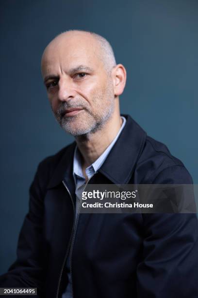 Producer James Wilson is photographed for Los Angeles Times on February 24, 2024 at Producers Guild of America Breakfast at The Skirball Cultural...