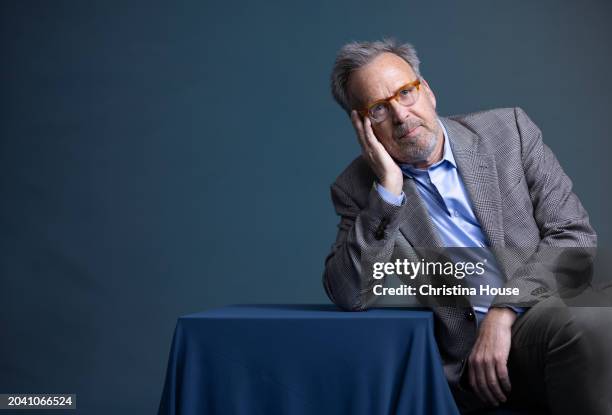 Producer Mark Johnson is photographed for Los Angeles Times on February 24, 2024 at Producers Guild of America Breakfast at The Skirball Cultural...