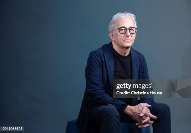 Producer Fred Berner is photographed for Los Angeles Times on February 24, 2024 at Producers Guild of America Breakfast at The Skirball Cultural...