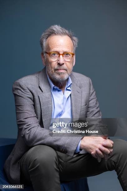 Producer Mark Johnson is photographed for Los Angeles Times on February 24, 2024 at Producers Guild of America Breakfast at The Skirball Cultural...