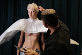Luchen : Backstage - Paris Fashion Week - Womenswear...