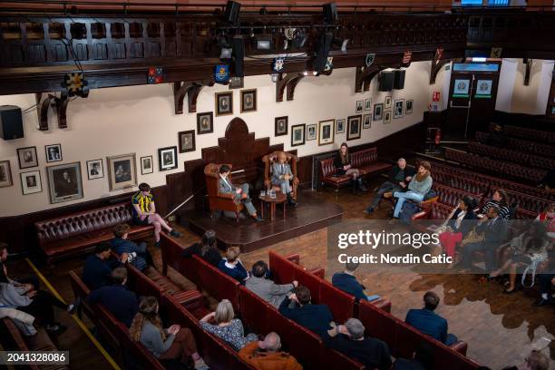 Reverend Al Sharpton speaks at The Cambridge Union on February 26, 2024 in Cambridge, Cambridgeshire.