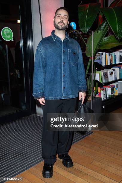 Pachy Scognamiglio attends the launch party of the "Il Secondo Giro Di Giostra" By Pachy Vocal Coach on February 26, 2024 in Milan, Italy.