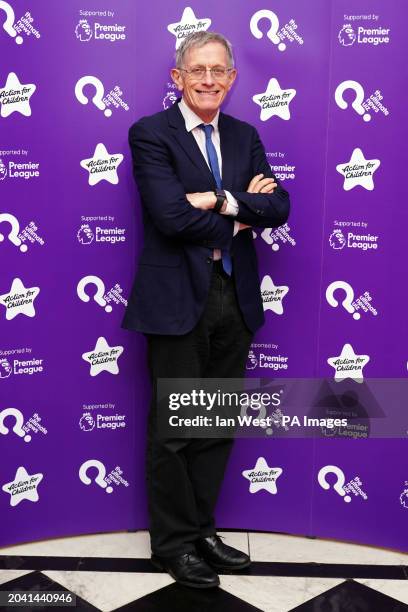 Simon Calder arrives for the Ultimate News Quiz charity fundraiser at the Grand Connaught Rooms in London. Celebrities will battle it out for the...