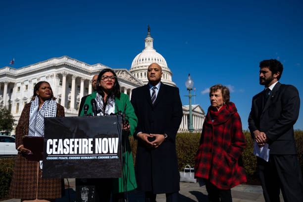 DC: Representative Tlaib Holds News Conference On Rafah