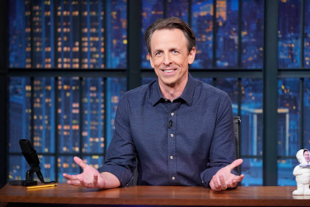 NY: NBC'S "Late Night With Seth Meyers" With Guest Jamie Dornan (Band Sit-in: Fred Armisen)