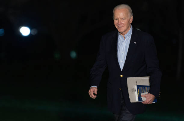 DC: President Biden Returns To White House From Texas