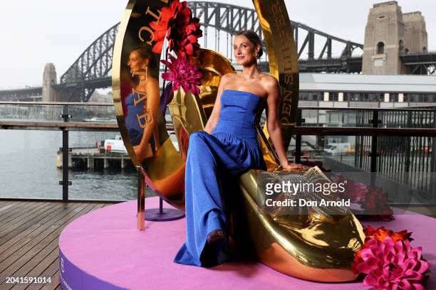 Laura Dundovic attends the ATC 2024 Sydney Autumn Racing Carnival official launch on February 27, 2024 in Sydney, Australia.