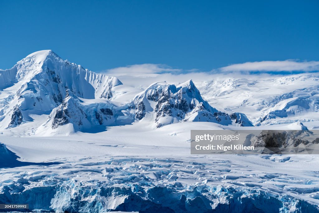 Antarctic Peninsula near Petermann Island. Antarctica