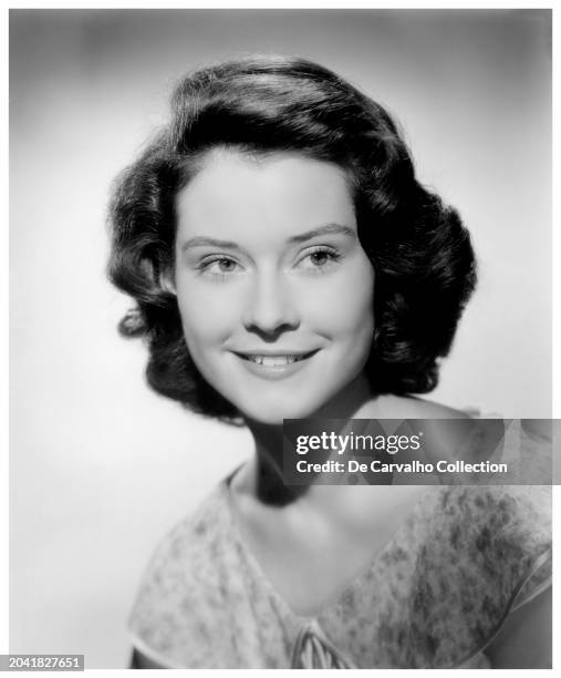 Publicity portrait of actor Diane Baker from the late 1950's, United States.