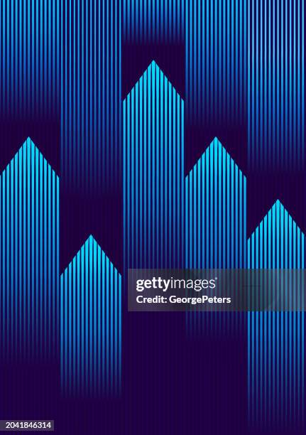 ilustraciones, imágenes clip art, dibujos animados e iconos de stock de símbolos de flecha vertical, fondo abstracto - moverse hacia arriba