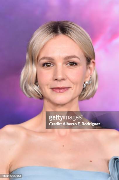 Carey Mulligan attends the premiere of Netflix's "Spaceman" at The Egyptian Theatre Hollywood on February 26, 2024 in Los Angeles, California.
