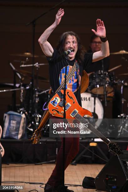 Eugene Hutz of Gogol Bordello performs onstage during the 37th Annual Tibet House US Benefit Concert at Carnegie Hall on February 26, 2024 in New...