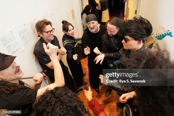 Gogol Bordello is seen backstage during the 37th Annual Tibet House US Benefit Concert at Carnegie Hall on February 26, 2024 in New York City.