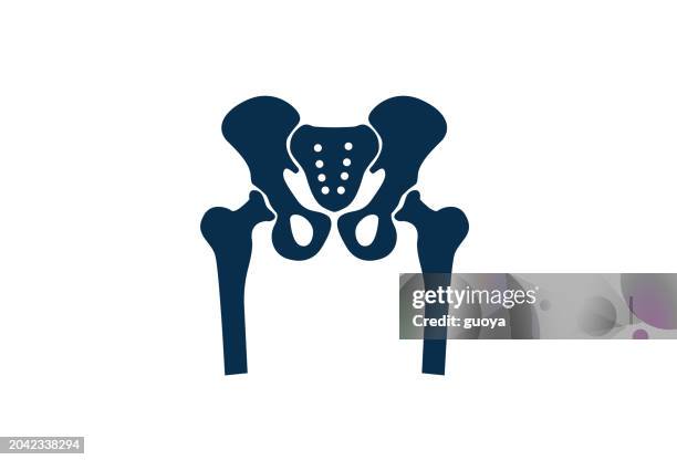 stockillustraties, clipart, cartoons en iconen met hip joint orthopedic icon. - heup
