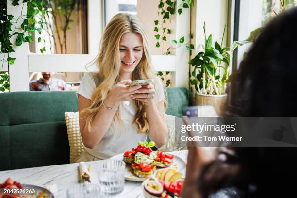 joyful mobile dining experience - brunch stock pictures, royalty-free photos & images
