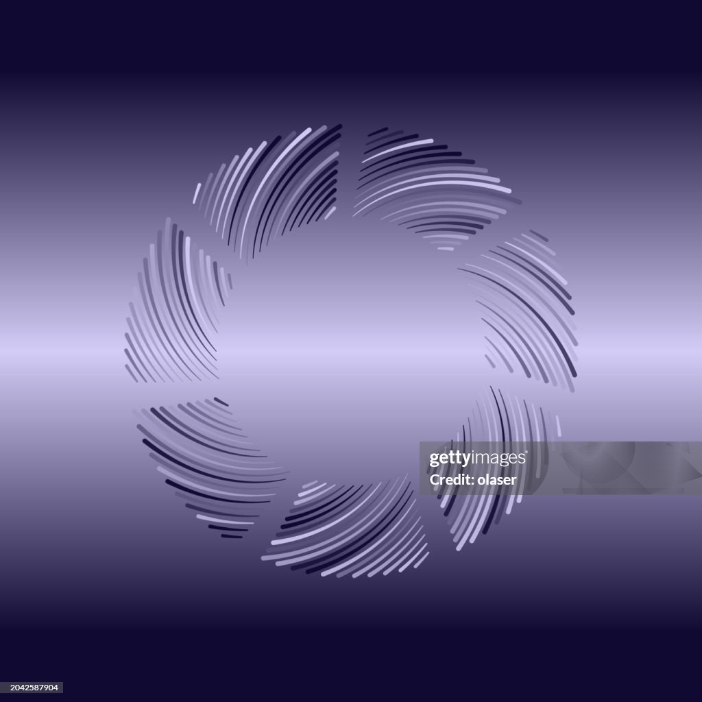 Gradient Circular Pattern Circular Gradient Pattern On A Purple Background High-Res Vector ...