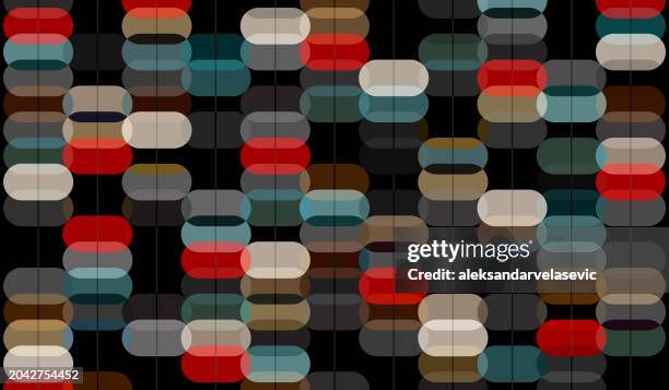 illustrazioni stock, clip art, cartoni animati e icone di tendenza di abstract geometric background - serie sequenziale