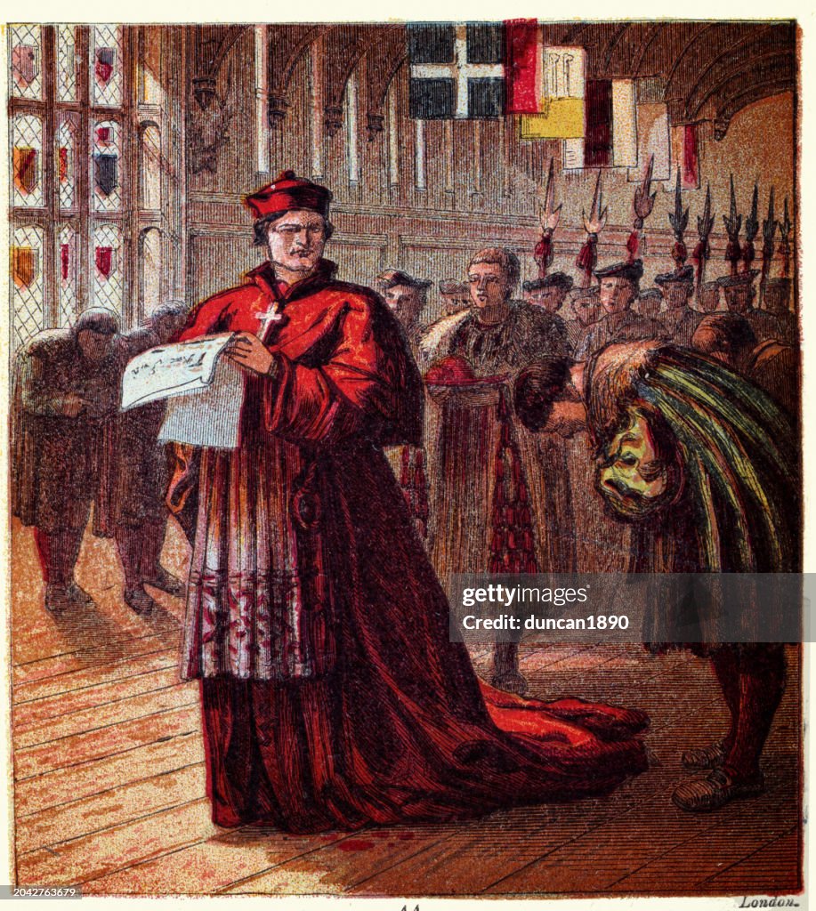 Thomas Wolsey, estadista inglés y cardenal católico, medieval, Tudor, Historia inglesa