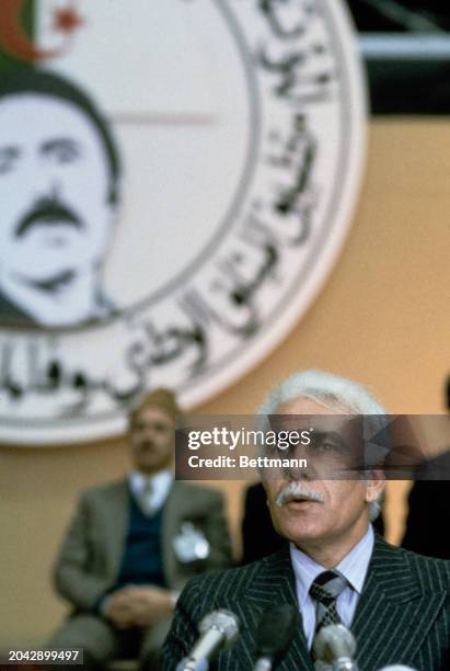 Algerian President Chadli Bendjedid , February 1979.