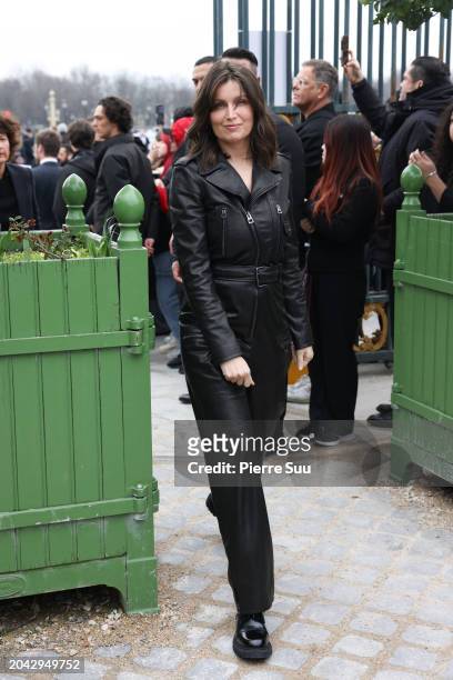 Laetitia Casta attends the Christian Dior Womenswear Fall/Winter 2024-2025 show as part of Paris Fashion Week on February 27, 2024 in Paris, France.