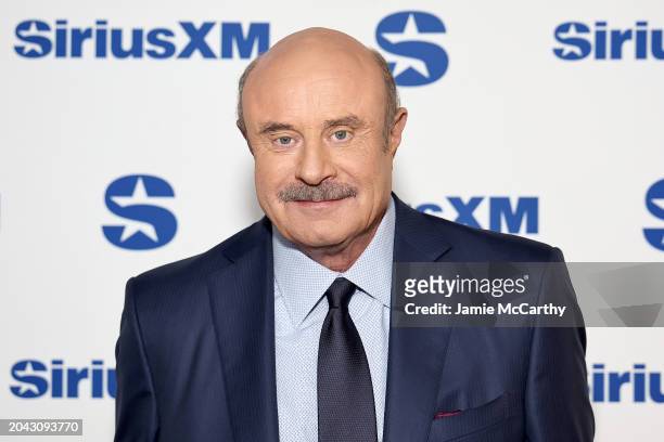 Dr. Phil McGraw visits SiriusXM at SiriusXM Studios on February 27, 2024 in New York City.