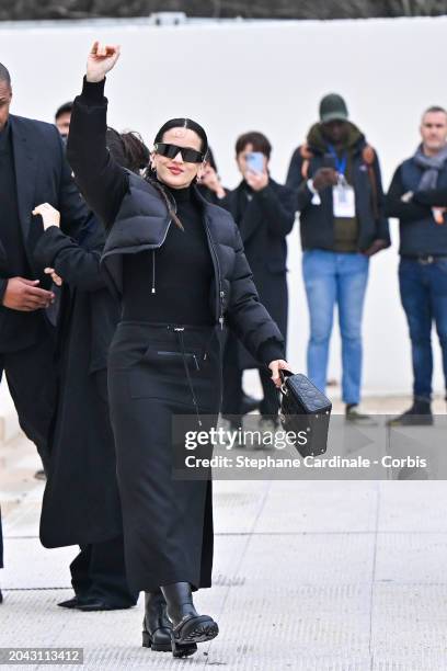 Rosalia attends the Christian Dior Womenswear Fall/Winter 2024-2025 show as part of Paris Fashion Week on February 27, 2024 in Paris, France.