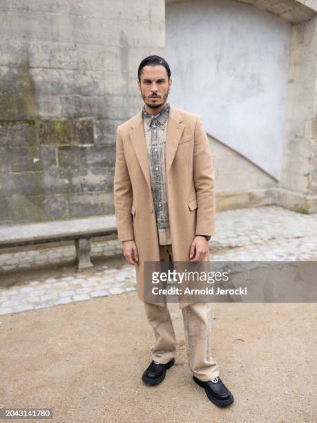 Baptiste Giabiconi attends the Christian Dior Womenswear Fall/Winter 2024-2025 show as part of Paris Fashion Week on February 27, 2024 in Paris,...
