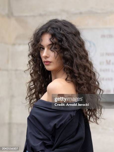 Deva Cassel attends the Christian Dior Womenswear Fall/Winter 2024-2025 show as part of Paris Fashion Week on February 27, 2024 in Paris, France.