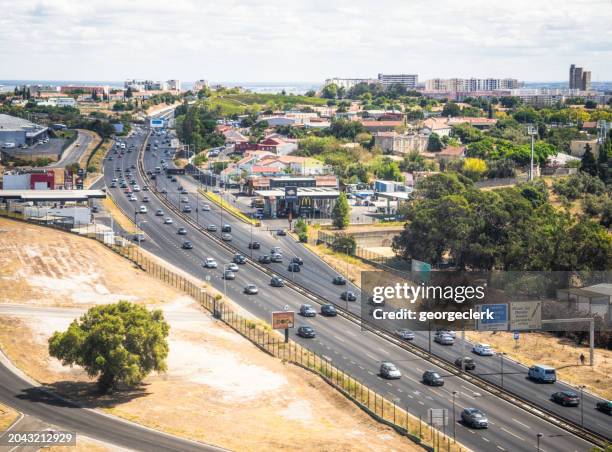 Major road outside Lisbon, Portugal