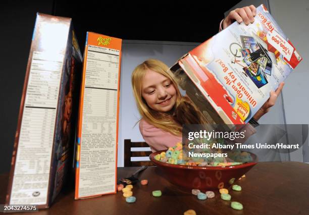 Photo illustration of Anna Gras, age 8, of Poestenkill for Fit as a Family Thursday, Jan 19, 2012 in Averill Park, N.Y.
