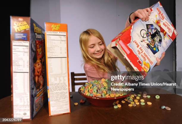 Photo illustration of Anna Gras, age 8, of Poestenkill for Fit as a Family Thursday, Jan 19, 2012 in Averill Park, N.Y.