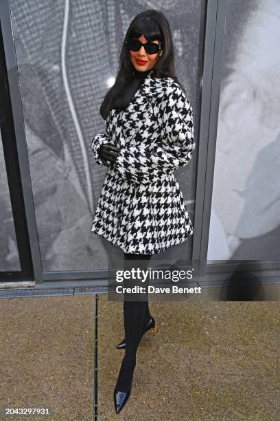 Jameela Jamil attends the Nina Ricci Womenswear Fall/Winter 2024-2025 show as part of Paris Fashion Week at La Salle Wagram on March 1, 2024 in...