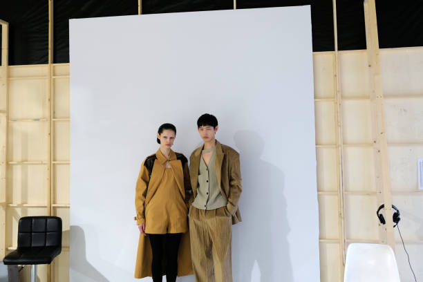 FRA: Dawei : Backstage - Paris Fashion Week - Womenswear Fall/Winter 2024-2025