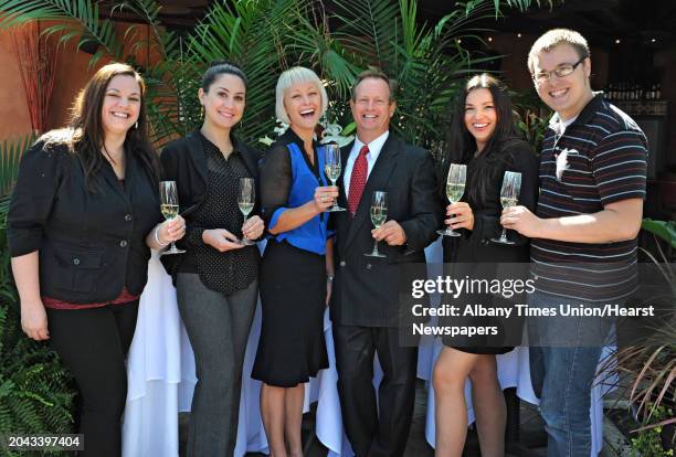 From left, Vicki Brewster, content and office manager, Erin Marzilli, operations manager, Brianna Brennan, technical writer, Laura Laz, CEO and...